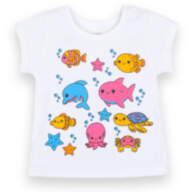 Дитяча футболка для дівчинки FT-21-5-3 *Моя принцеса* - Детская футболка для девочки FT-21-5-3