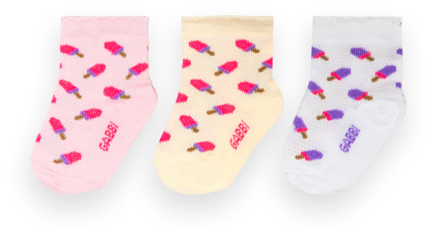 Дитячі демісезонні шкарпетки для дівчинки NSD-404