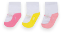 Дитячі шкарпетки для дівчинки NSD-204 з квіткою