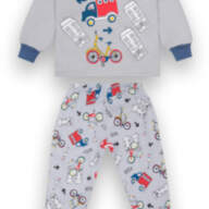 Дитяча піжама для хлопчика PGМ-21-12 *Гонки* - Детская пижама для мальчика PGМ-21-12 *Гонки*