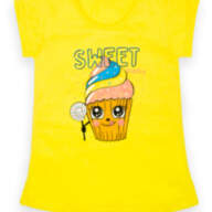 Дитяча футболка для дівчинки FT-22-10/1 *Good mood* - Детская футболка для девочки FT-22-10/1 *Good mood*