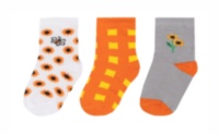 Дитячі шкарпетки для дівчинки NSD-432/3 ( комплект 3 шт.)