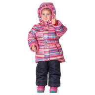 Дитячий костюм для дівчинки теплий *Зимушка-1* -  Детский костюм для девочки тёплый *Зимушка-1*