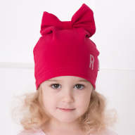 Дитяча шапка для дівчинки SK-R-2 *Трояндочки* - Детская шапка для девочки SK-R-2 *Розочки*