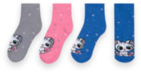 Дитячі махрові шкарпетки для дівчинки NSD-275