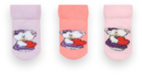 Дитячі махрові шкарпетки для дівчинки NSD-274