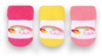 Дитячі шкарпетки для дівчинки NSD-120 махрові