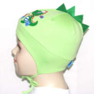 Дитяча шапка з вушками для хлопчика GSK-48 *Динозавр* - Детская шапка с ушками для мальчика GSK-48 *Динозавр*