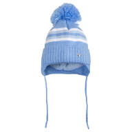 Дитяча шапка з вушками зимова в&#039;язана для хлопчика GSK-78 - Детская шапка зимняя вязаная для мальчика GSK-78