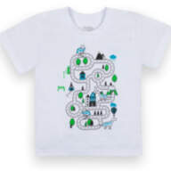 Дитяча футболка для хлопчика FT-21-4-1 *Діноленд* - Детская футболка для мальчика FT-21-4-1 *Диноленд*