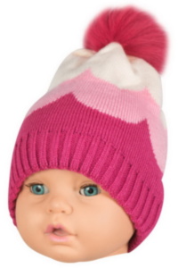Детская шапка зимняя вязаная для девочки GSK-79
