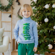 Детский свитер для мальчика SV-19-35-2 *Надписи* - Дитячий светр для хлопчика SV-19-35-2 *Написи*