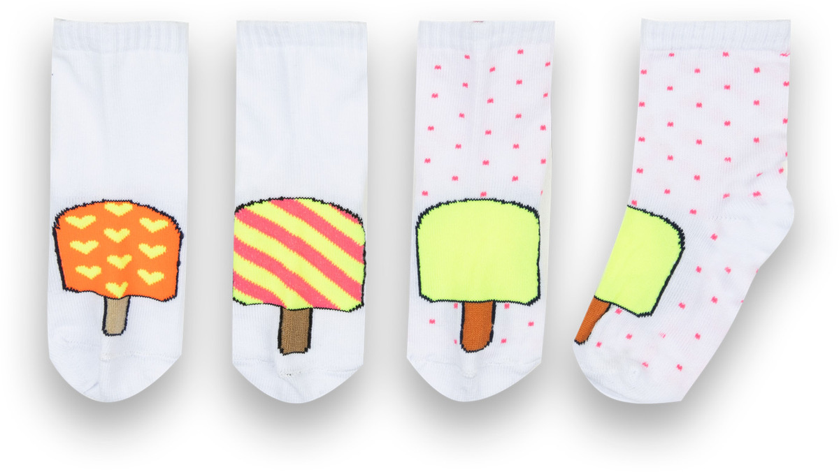Детские летние носки для девочки NSD-352 