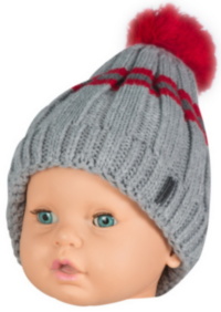 Детская шапка зимняя вязаная для мальчика GSK-72 