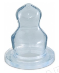 Соска на бутылочку силиконовая анатомическая мини Canpol babies