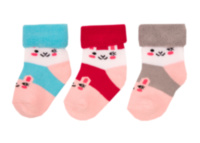 Детские носки для девочки NSD-503 махра 