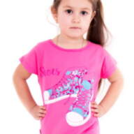 Детская футболка для девочки *Кеды* - Детская футболка для девочки *Кеды*