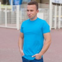 Футболка однотонная прямого силуэта *Стандарт* GBI