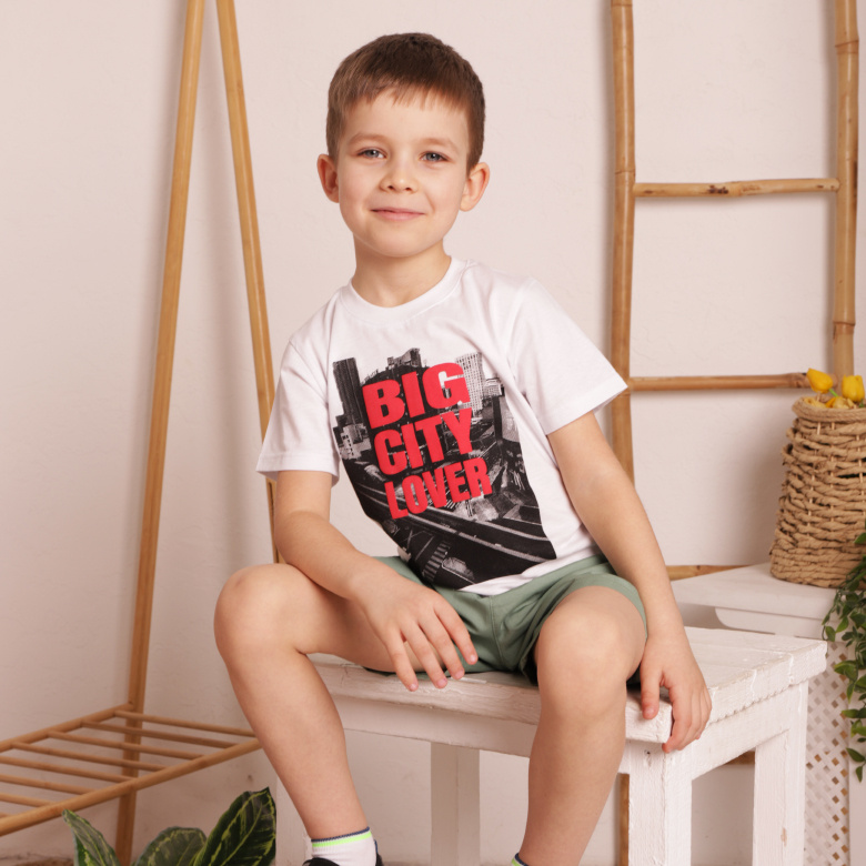 Детская футболка для мальчика FT-20-17-2 "Юниор"