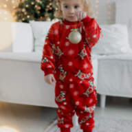 Детская пижама с рисунком PGU-22-2-11 *Новый год* - Дитяча піжама з малюнком PGU-22-2-11 *Новий рік*