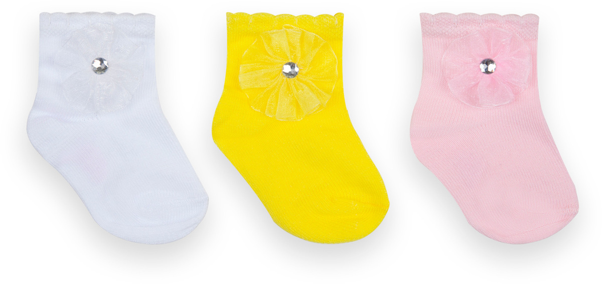 Детские носки для девочки NSD-226 с бантом