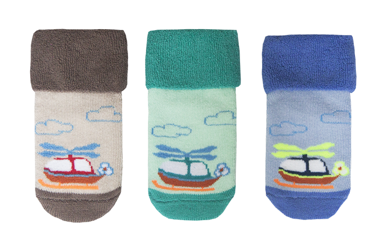 Детские носки для мальчика NSM-77 махровые