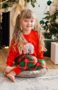 Детская пижама для девочки PGD-20-30-1 *Новый год*