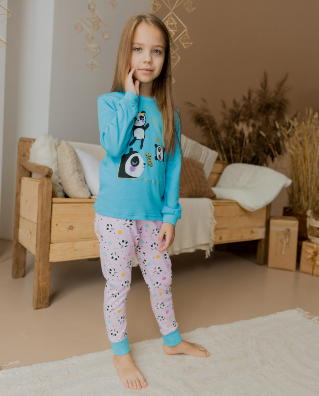 Детская пижама для девочки PGD-21-7 *Пандочки*