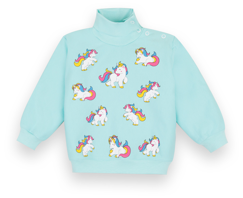 Детский свитер для девочки SV-21-35-2 *Единорожки*