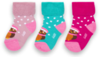 Детские носки для девочки NSD-137 махровые