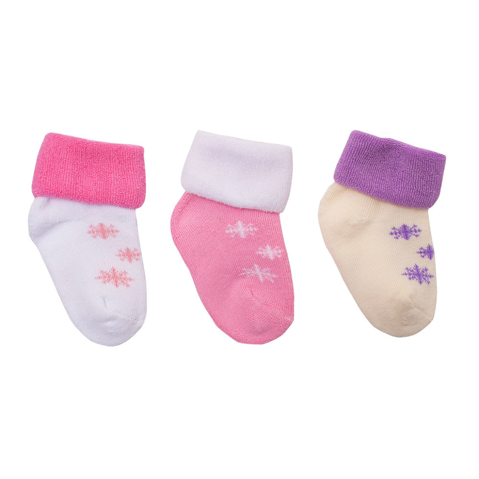 Детские носки для девочки NSD-36 махровые