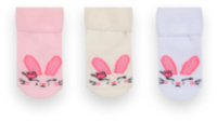 Детские махровые носки для девочки NSD-280 