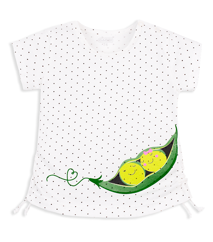 Детская футболка для девочки FT-20-14-1 *Тутти-Фрутти*