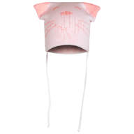 Детская шапка с ушками демисезонная вязаная для девочки GSK-108 - Детская шапка демисезонная вязаная для девочки GSK-108