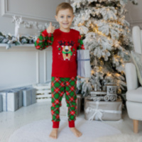 Универсальная детская пижама PGU-22-2-12 *Christmas*