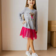 Детское платье для девочки PL-19-37-1 - Детское платье для девочки PL-19-37-1