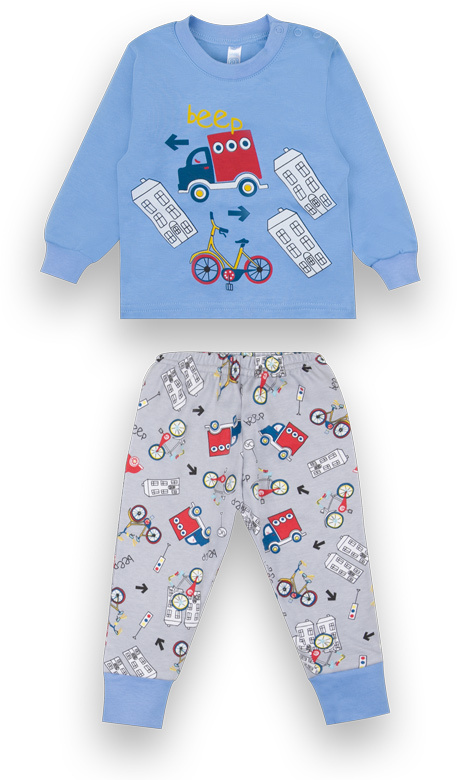 Детская пижама для мальчика PGМ-21-12 *Гонки*