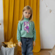 Детский свитер для девочки SV-22-2-4 *Unicorn* - Дитячий светр для дівчинки SV-22-2-4 *Unicorn*