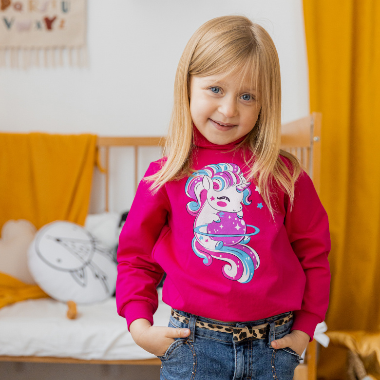 Детский свитер для девочки SV-22-2-4 *Unicorn*