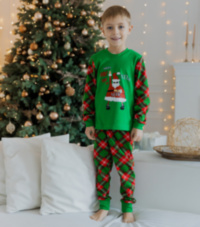 Детская пижама для деток PGU-22-2-15 *Santa Claus* 