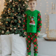Детская пижама для деток PGU-22-2-15 *Santa Claus*  - Дитяча піжама для дітей PGU-22-2-15 *Santa Claus*