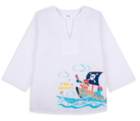 Детская рубашка-сорочка пляжная для мальчика *Пират*