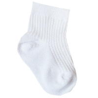 Детские носки для мальчика NSM-62 ажурные белые