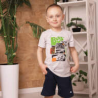 Детская футболка для мальчика FT-21-6-2 *Супер кул* - Детская футболка для мальчика FT-21-6-2 *Супер кул*