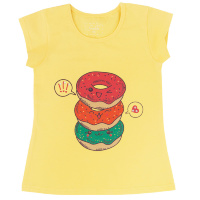Детская футболка для девочки FT-19-16-1 *Вкусняшка*