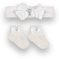 Детский комплект ободок с носками для девочки КТ-21-103-1 *Принцесса* - Детский комплект ободок с носками для девочки КТ-21-103-1 *Принцесса*