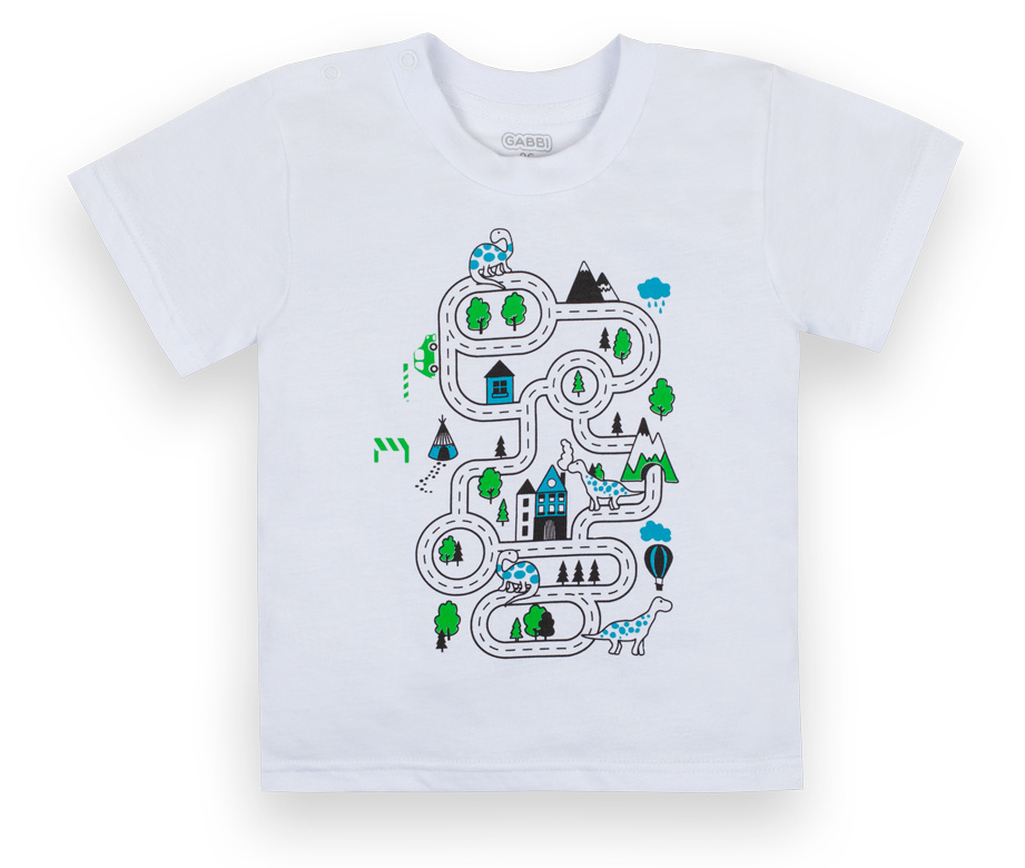 Детская футболка для мальчика FT-21-4-1 *Диноленд*